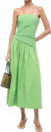 Staud Nia Dress In Sprout