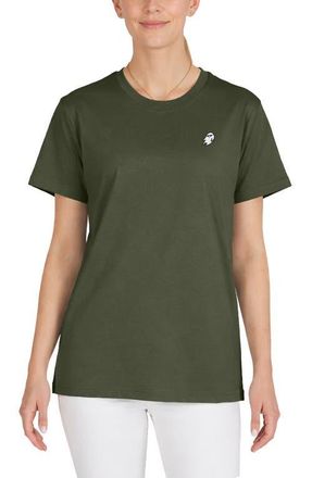 Dalix Womens Ghost Mode Jersey Relaxed Tee in Military Green at Nordstrom, Size Xx-Large
