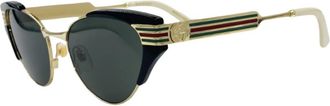 Gucci Zonnebrillen - Dames - Zonnebrillen - Zwart - ONE Size - Accessoires