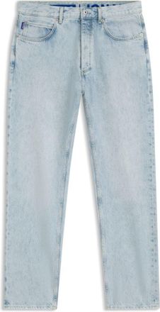 HUGO BOSS Regular-fit jeans in light-blue denim