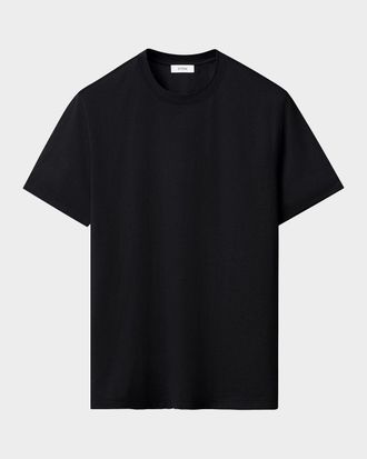 Eton Men & apos;s Cotton and Silk Crewneck T-Shirt