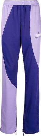 Off-white colourblock track pants - men - Polyamide/Cotton/Elastane/Polyester/Acetate - L - Purple