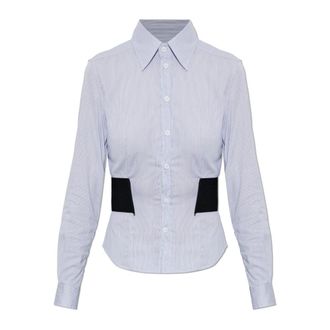 VETEMENTS Camicia con Cintura Integrata - - Blouses & Shirts - Donna - Blu - S