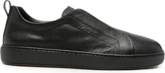 Santoni Shoe Santoni - male - Santoni - Sneakers - Black - 7 1/2 UK - Shoes
