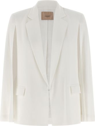 Twin-Set Cape Sleeve Blazer