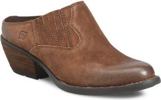 B&oslash;rn Monikah Leather Mule in Rust Distressed at Nordstrom, Size 8.5
