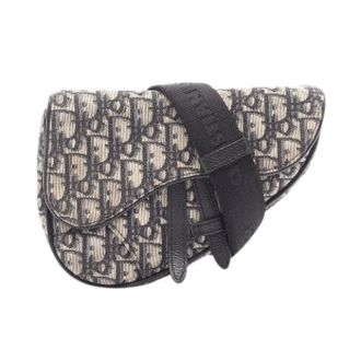 Dior Borsa a spalla Pre-owned Oblique Saddle Mini - - Pre-owned - Donna - Blu - ONE SIZE