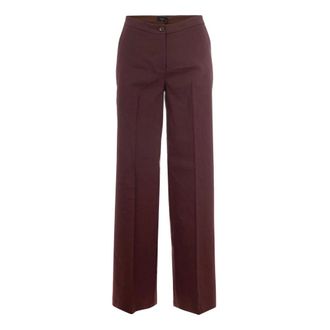 Pinko Wide Trousers, female, Brown, Size: 2XS Wide Trousers