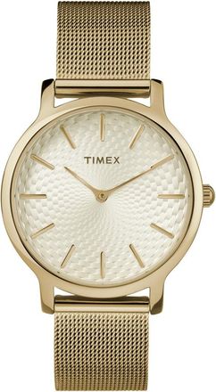Timex Womens TW2R36100 Ladies Metropolitan Skyline Watch - Gold - One Size