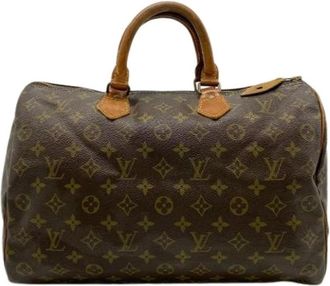 Louis Vuitton Pre-owned Handbags, female, Brown, Size: ONE SIZE Pre-owned Speedy 35 Handbag