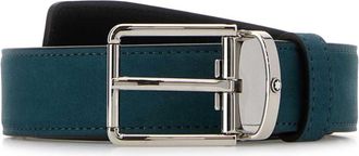 Montblanc Blue Black Reversible Belt