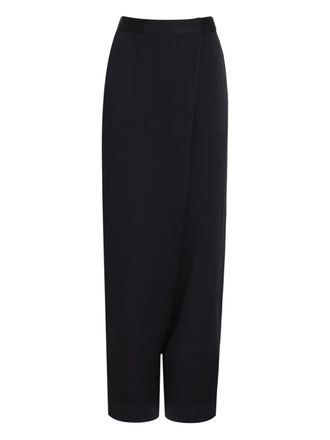 Gloria Coelho x Isabella Fiorentino overlap trousers - Black