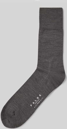 Falke Socken mit geripptem Abschluss in Anthrazit, Größe 39/40