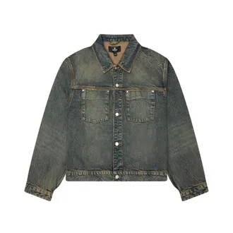 Represent Represent, Heren, Jassen, Blauw, Maat: XL Denim
