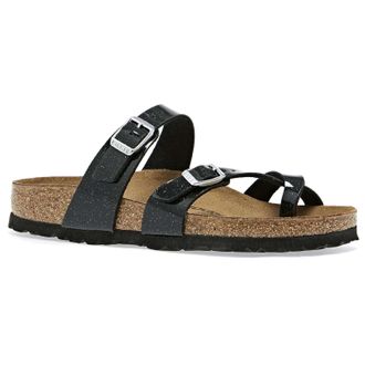 Birkenstock Mayari Synthetic Unisex Toe Post Sandals - Magic Galaxy Black - Size:UK 4.5