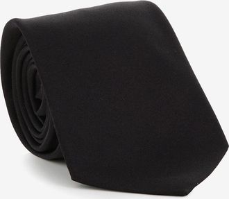 Brioni Einfarbige Krawatte aus Seidensatin