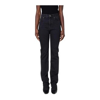 Saint Laurent Dames, Jeans, Zwart, Maat: W28 Katoen