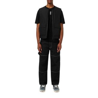 HUGO BOSS Hugo Bontino-vest voor heren (Zwart)