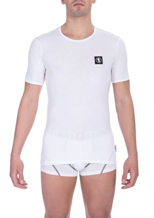 Dirk Bikkembergs Witte Katoenen T-Shirt