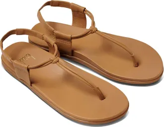 beek Mango Leather Sandal in Honey at Nordstrom, Size 11