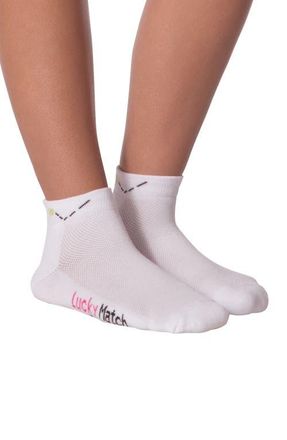 K. Bell Socks Love Tennis Assorted 2-Pack Cotton Blend Socks at Nordstrom, Size 9