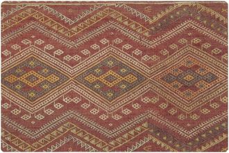 Pasargad Home Vintage Turkish Kilim Wool Pillow Case