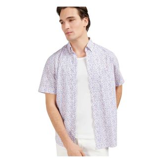 Eden Park Chemise Sport - Heren - Korte mouwen Overhemden - Veelkleurig - S - Katoen - Overhemden
