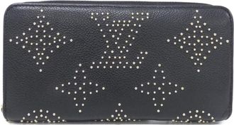 Louis Vuitton Black Leather Long Wallet (Bi-Fold) (Pre-Owned)