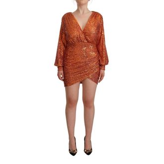 Aniye By Orange Polyester Cocktail Womens Dress