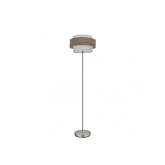 Fabrilamp Fabrilamp Lampara De Pie De 1luz Modelo Myriam Color Madera Gris