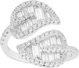 Glaze Jewelry Plated Silver Cz Ring