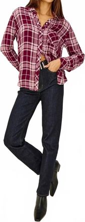 Rails Hunter Long Sleeve Plaid Shirt In Winterberry