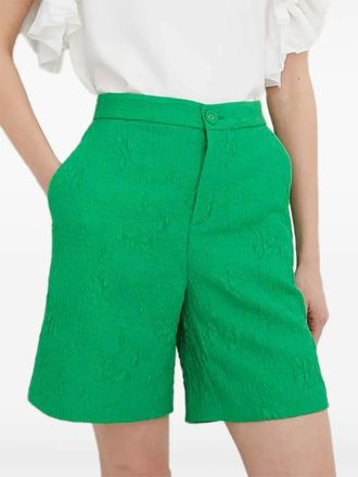 Custommade Shorts a vita alta - Verde