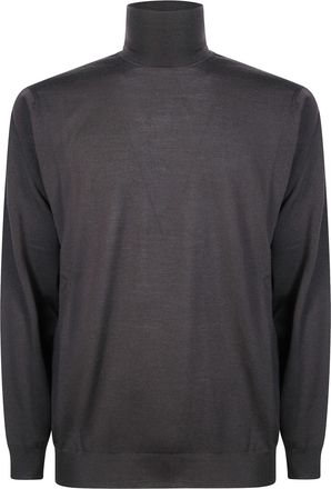 FILIPPO DE LAURENTIIS Memoris Fitted Long-Sleeve Mock-Neck Sweater