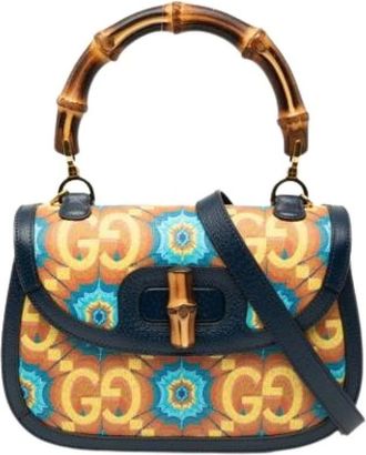Gucci Pre-owned Handbags, female, Multicolor, Size: ONE SIZE Pre-owned Vintage Shoulder Bag