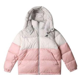 New Balance Winter Warm Puffer Jacket Asia Sizing White Pink NPA43013-PKZ