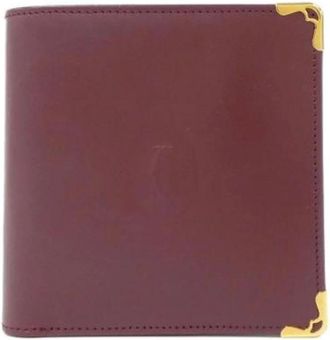 Cartier unisex, Pre-owned, Rood, Maat: ONE Size Leer