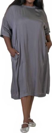 Bitte Kai Rand Sunlight Sheen Dress In Steel