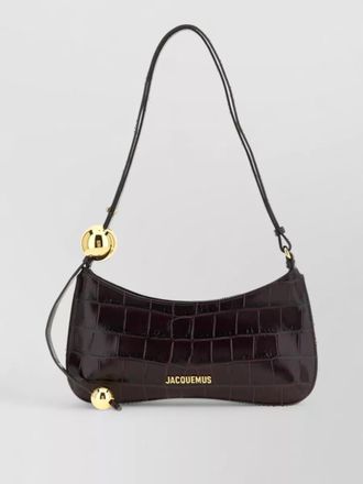 Jacquemus le bisou leather clutch bag