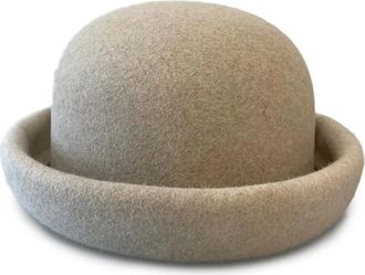 Loro Piana Cappello con corona rotonda - Toni neutri