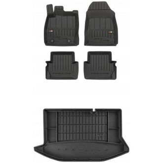 OEM Juego De Alfombrillas De Goma 3d Y Alfombrillas Para Ford Fiesta Mk7 Hatchback 2008-2012