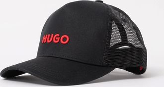 HUGO BOSS Mens HUGO Mens Marsel Trucker Cap - Black 002 - Size: ONE size