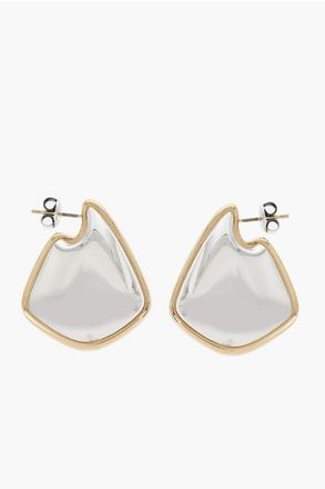 Bottega Veneta Orecchini in Argento Effetto Dorato e Argentato taglia Unica