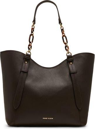 Anne Klein Medium Tote in Espresso at Nordstrom Rack