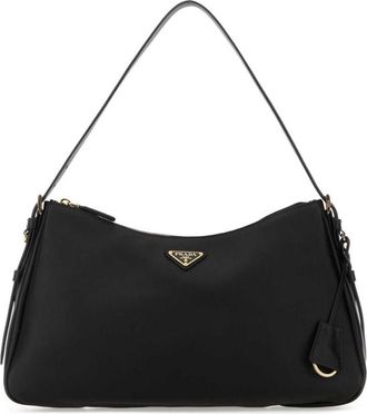 Prada Black Leather Shoulder Bag
