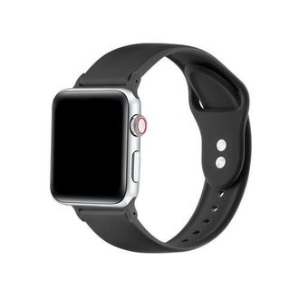 Posh Tech Silicone Band for Apple Watch in Black at Nordstrom