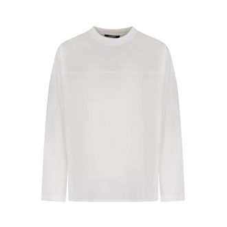Jacquemus Long Sleeve Tops, male, White, Size: M LE Tshirt Atelier ML