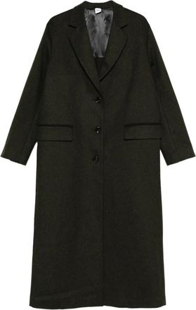 Aspesi ^ cappotto con chiusura a bottone - Verde