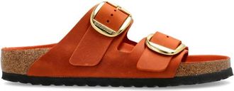 Birkenstock Arizona Big Buckle Regular Fit - Dames - Sandalen - Oranje - 39 EU - Leer - Schoenen