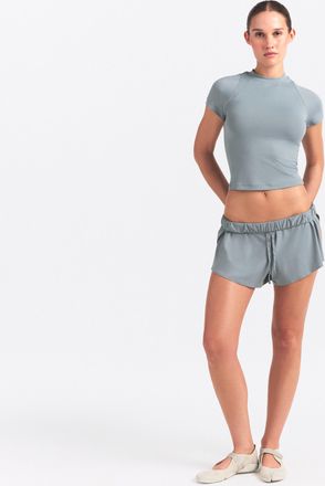 Nike Womens SKIMS Airy Mini Shorts in Blue | SHSHO8631W-PCF